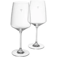 JOOP! Weinglas JOOP! LIVING - SINGLE CORNFLOWER Rotweinglas 2er Set, 2-tlg., Glas