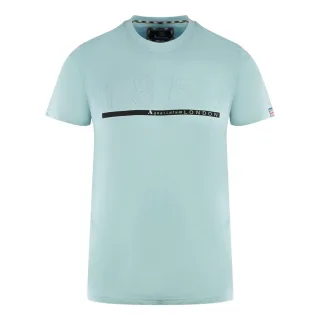 Aquascutum London 1851 Himmelblaues T-Shirt