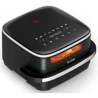 Tefal Heißluftfritteuse Easy Fry XL Surface mit Pizzabackfunktion, kompaktes Design, 2200 W, Extra-Crisp-Technologie, spart Zeit und Energie, Sichtfenster, FW4018
