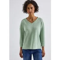 STREET ONE 3/4-Arm-Shirt mit V-Ausschnitt