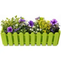 HTI-Living Blumenkasten Pflanzgefäß mit Wasserspeicher 50 cm Nessa (Stück, 1 St., 1 Blumenkasten), Blumenkasten mit Wasserstandsanzeige