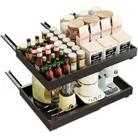 Bellaro Life Teleskopauszug 2 Darwers Teleskopschublade, 32-53cm Verstellbare Breite