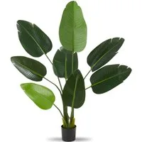 Künstliche Zimmerpflanze Künstlicher Paradiesvogelbaum Paradiesvogelbaum, tectake, Höhe 120,00 cm, verschiedene Größen