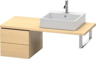 Duravit L-Cube Unterschrank für Konsole Mediterrane Eiche Matt 420x547x400 mm - LC583607171 LC583607171