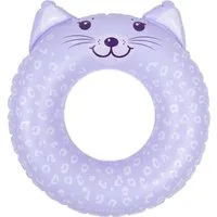 Swim Essentials Schwimmring Schwimmring 55 cm Tier Lila Leopard, Schwimmreifen Reifen Ring Schwimmhilfe