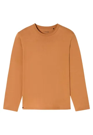 SCHIESSER - Langarmshirt Rundhals whisky - Gr. - 50