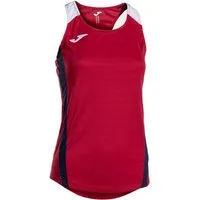 Joma Tanktop Sport-Tank Top Montreal (100% Polyester) rot/navy Damen
