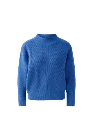 Oui - Pullover blue - Gr. - 36