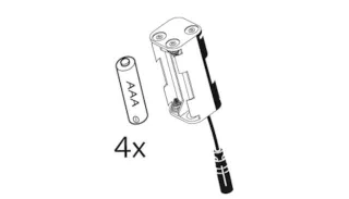 Schell Batteriefach PURIS/VENUS 4xAAA Batterien, 015970099 015970099