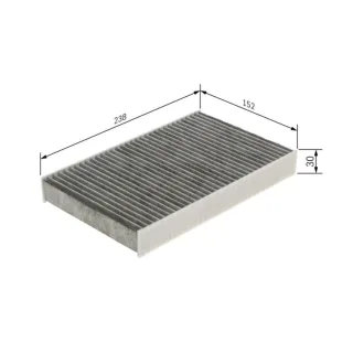 Bosch Aktivkohle-Innenraumfilter Nissan Juke Pulsar Sentra Renault Fluence Megane