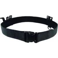 tee-uu Koppelgürtel Tee-uu BLACK Koppel Größe XL 115 - 135cm (Komplettset, 1-St., Rettungsdienstgürtel) Unter-, Obergürtel, 4 Beltkeeper & GLOVE-FIX