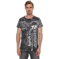 Rusty Neal T-Shirt Rusty Neal mit Allover-Print