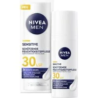 Nivea Men Gesichtspflege Sensitive Schützende Feuchtigkeitspflege LSF30, 1-tlg., Sofortiger Feuchtigkeits-Boost