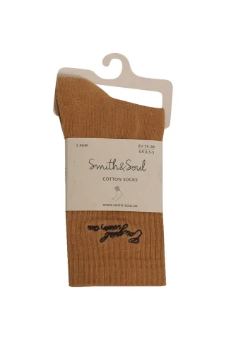 Smith&Soul - socks toffee - Gr. - 38