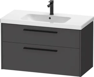 Duravit D-Code Waschtischunterschrank wandhängend Schubk. 2, DC46730BD490000