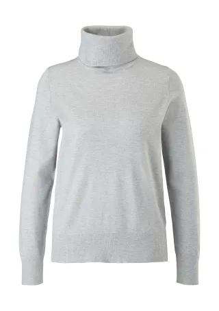 s.Oliver - Rollkragenpullover grau - Gr. - 34