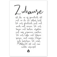 Posterlounge Wandbild Zuhause, Ohkimiko, erhältlich als Poster, Leinwandbild, Wandsticker oder Acrylglasbild