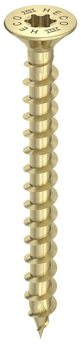 HECO TOPIX-plus, Senkkopf, HECO Drive, VVG, A3L gelb verzinkt - 60410