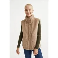 ONLY Plüschweste ONLBARI LIFE TEDDY WAISTCOAT OTW Kunstfaser