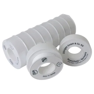 Dönges PTFE-Dichtungsband 0,08 x 12 mm, Rollenlänge 12 m , Rollenlänge:12m