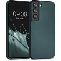 kwmobile Handyhülle Handyhülle für Samsung Galaxy S22 Hülle, Silikon Case metallisch schimmernd - Schutzhülle Cover