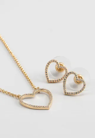 US Polo Assn Jewellery Dafne Gelbgold-Parure