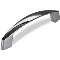 SO-TECH® Möbelgriff Bügelgriff THEA BA 96 - 128 mm - incl. Schrauben, Lochabstand 96 mm Chrom poliert - inkl. Schrauben