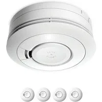 Ei Electronics 4x Ei Electronics Ei650 Rauchwarnmelder Rauchmelder 10 Jahres Batterie Rauchmelder