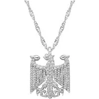 d'origine Kette mit Anhänger Deutschland Adler Kette für Damen, Deutschland Wappen Kette