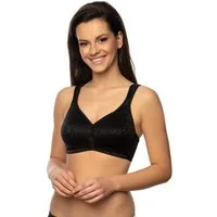 Viania Soft-BH 244461 (1) Rose bügellos nahtlose vorgeformte Cups Schwarz