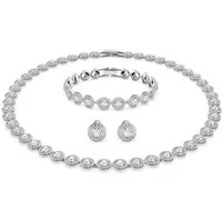 Swarovski Schmuckset Una Angelic (Set, 4-tlg), mit Swarovski® Kristallen