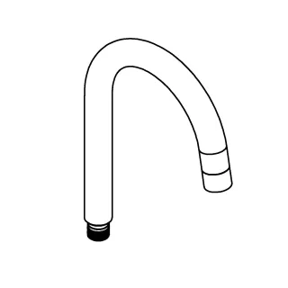 Grohe Auslauf 13427 schwenkbar chrom, 13427000 13427000