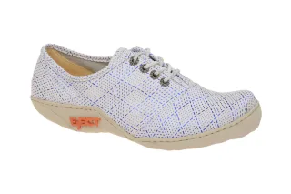 Eject Damenschuhe 17070/1.003 DIAMANTE wei? blau sportliche Schn?r-Halbschuhe