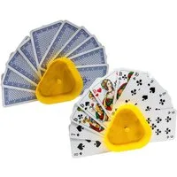 Otto Simon Spiel 2er Set Kartenhalter Spielkartenhalter für je 35 Spielkarten, Gesellschaftsspiel, für Kartenspiel