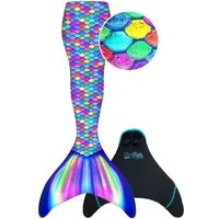 XTREM toys & sports Taucherbrille Fin Fun Rainbow S/M