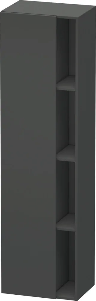 Duravit DuraStyle Hochschrank Graphit Matt 500x360x1800 mm - DS1249L4949 DS1249L4949