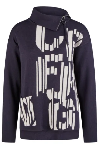 Barbara Lebek - Strick navy - Gr. - 40