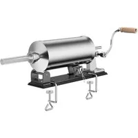 COSTWAY Wurstfüllaufsatz, Wurstmaschine, mit 4 Füllrohre & Tischklemme, 4,8L