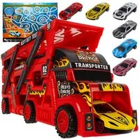 ISO TRADE Spielzeug-LKW Spielzeug Abschleppwagen 6 Autos, (Spar-Set, Geschicklichkeit), Mehrere Fahrzeuge für abwechslungsreiche Rennen, Sammelspaß