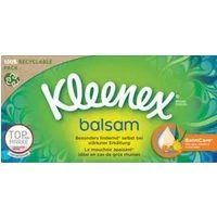 KLEENEX Papiertaschentücher Balsam Papiertaschentücher 4-lagig 56er (1-St)