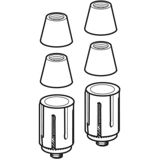 Geberit Kunststoff Dübel 597112000