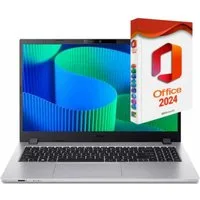 Acer Travelmate P2, Core 5, RJ-45 LAN, Business-Notebook (39 cm/15.6 Zoll, Intel Core 5 120U, Intel Graphics, 8 GB, 256 GB SSD, Win 11 Pro, MS Office 2024 Pro, beleuchtete Tasten, Fingerprintsensor)