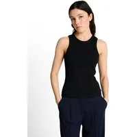 TOM TAILOR Denim Rundhalsshirt ohne Ärmel