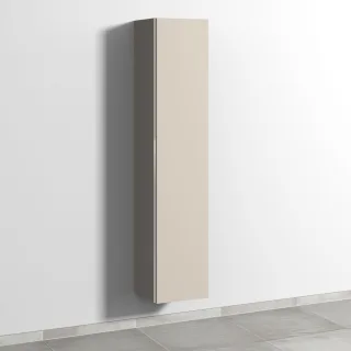 Sanipa 3way Hochschrank mit 1 Tür, Kaschmir-Matt BP1091U