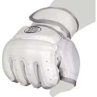 BAY-Sports Sandsackhandschuhe FIT Box Boxhandschuhe Sandsack Boxsack Handschutz weiß, XS - XXL Erwachsene und Kinder