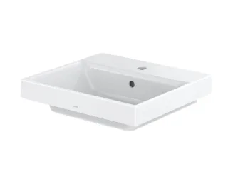 TOTO Waschtisch CS, eckig, 50 cm, mit Hahnloch, mit Überlauf LW1215CKE