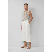 s.Oliver Culotte Hose Wide-Leg-Culotte aus Lyocell-Baumwollmix