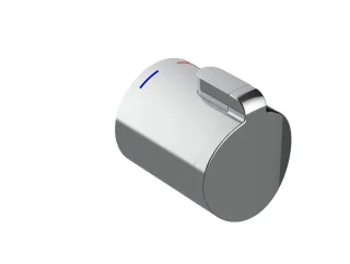 Keuco THM-Griff Ersatzteil ARM 50100 kpl. verchromt zu 51673/51674, 50100010197 50100010197