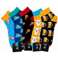 TwoSocks Sneakersocken Lustige Sneaker Socken Damen & Herren aus Baumwolle, Einheitsgröße