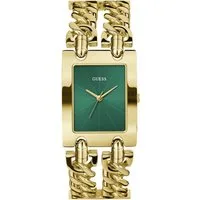 Guess Quarzuhr HEAVY METAL GW0740L2, Armbanduhr, Damenuhr, Edelstahlarmband, analog